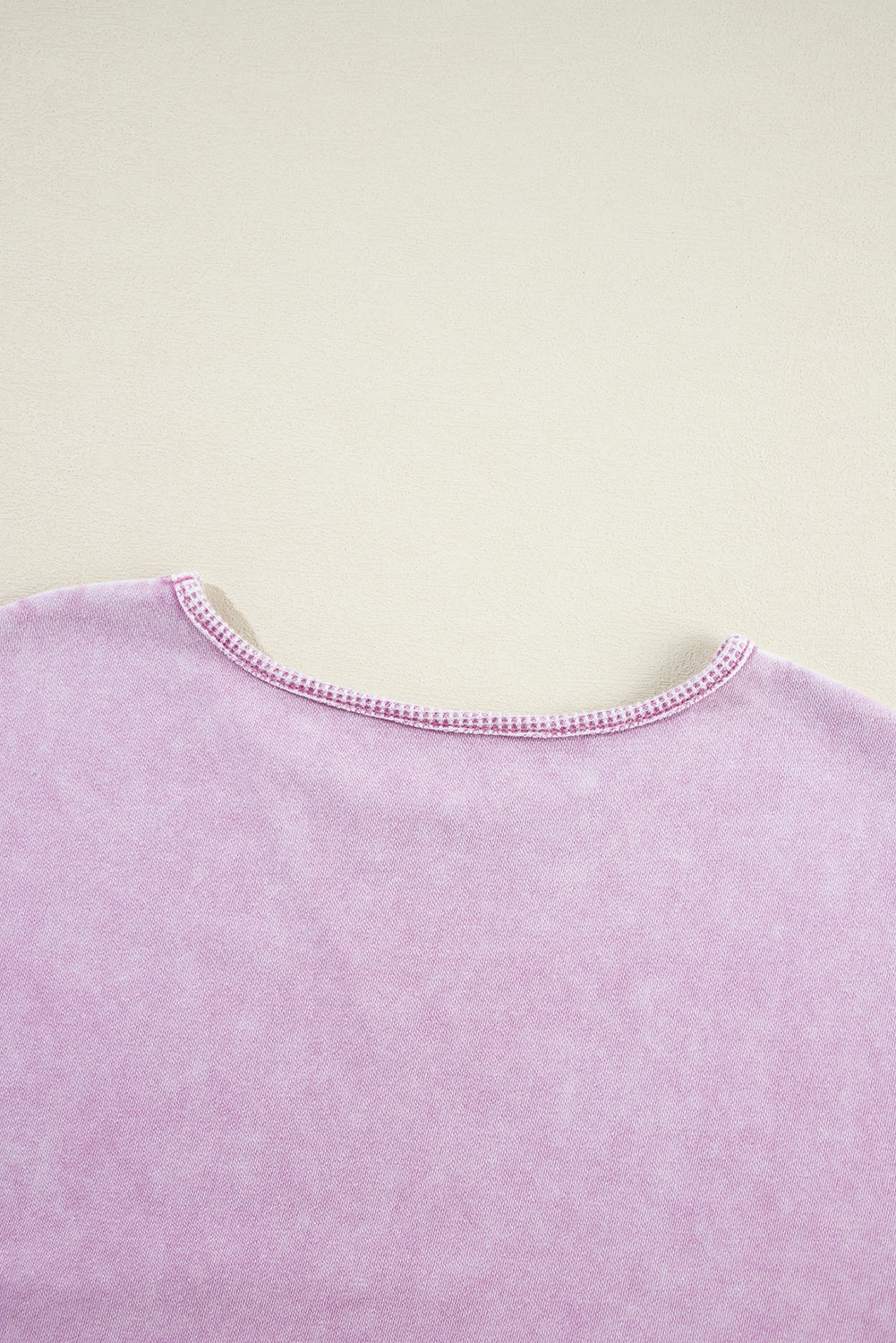 Strawberry Pink Mineral Wash Drop Shoulder Oversized Sweatshirt