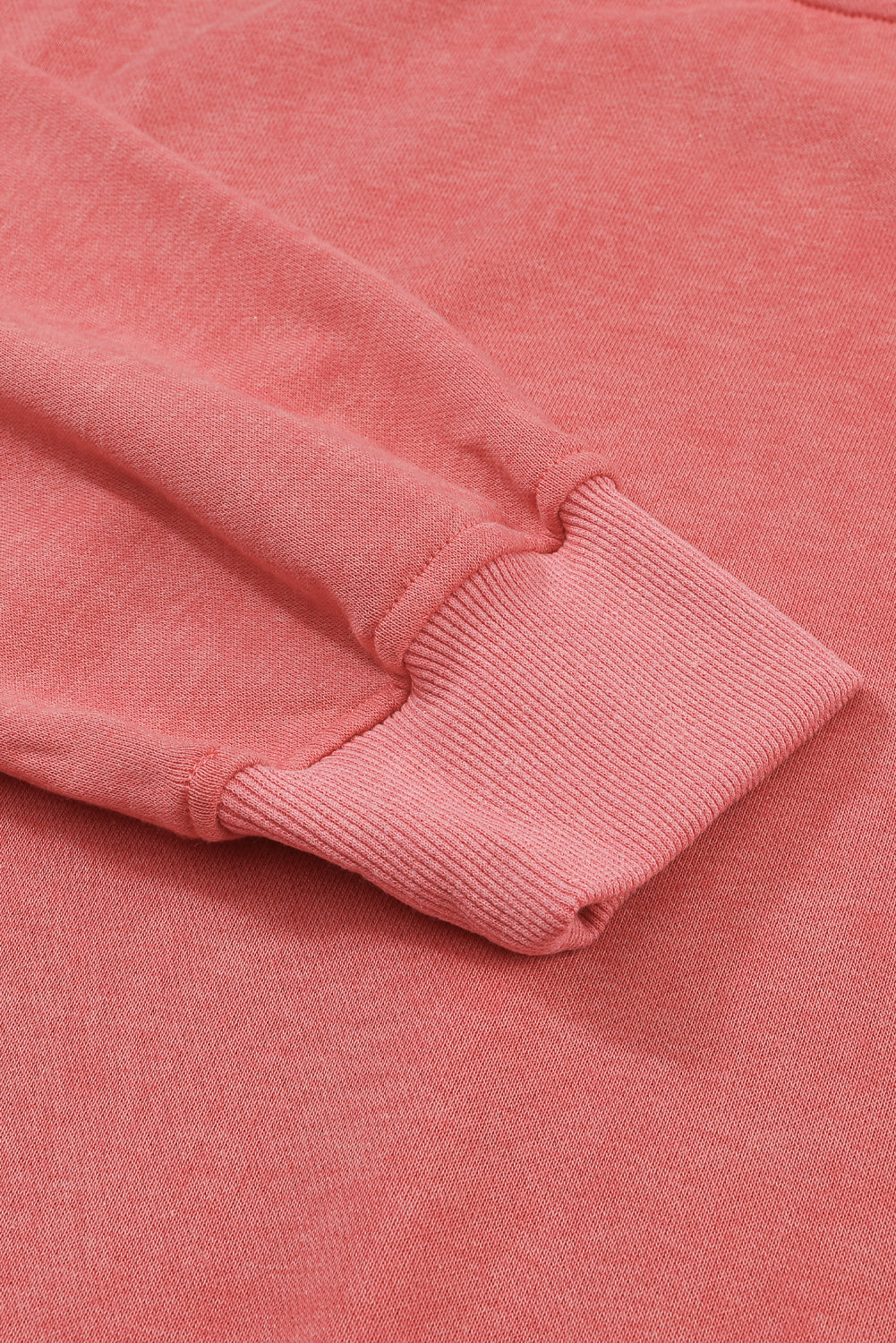 Ruby Plain Drop Shoulder Crew Neck Pullover Sweatshirt